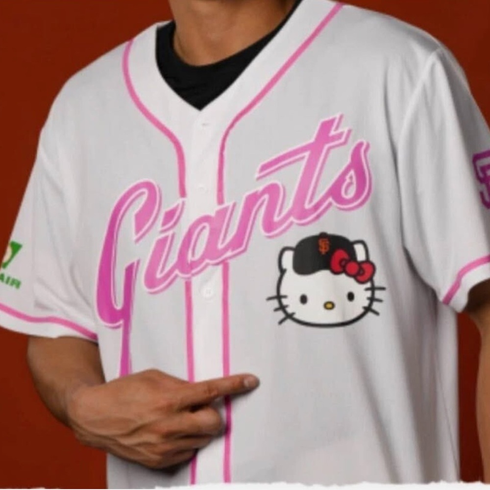 6/8/2025 San Francisco Giants Hello Kitty Jersey - SGA - Size XL